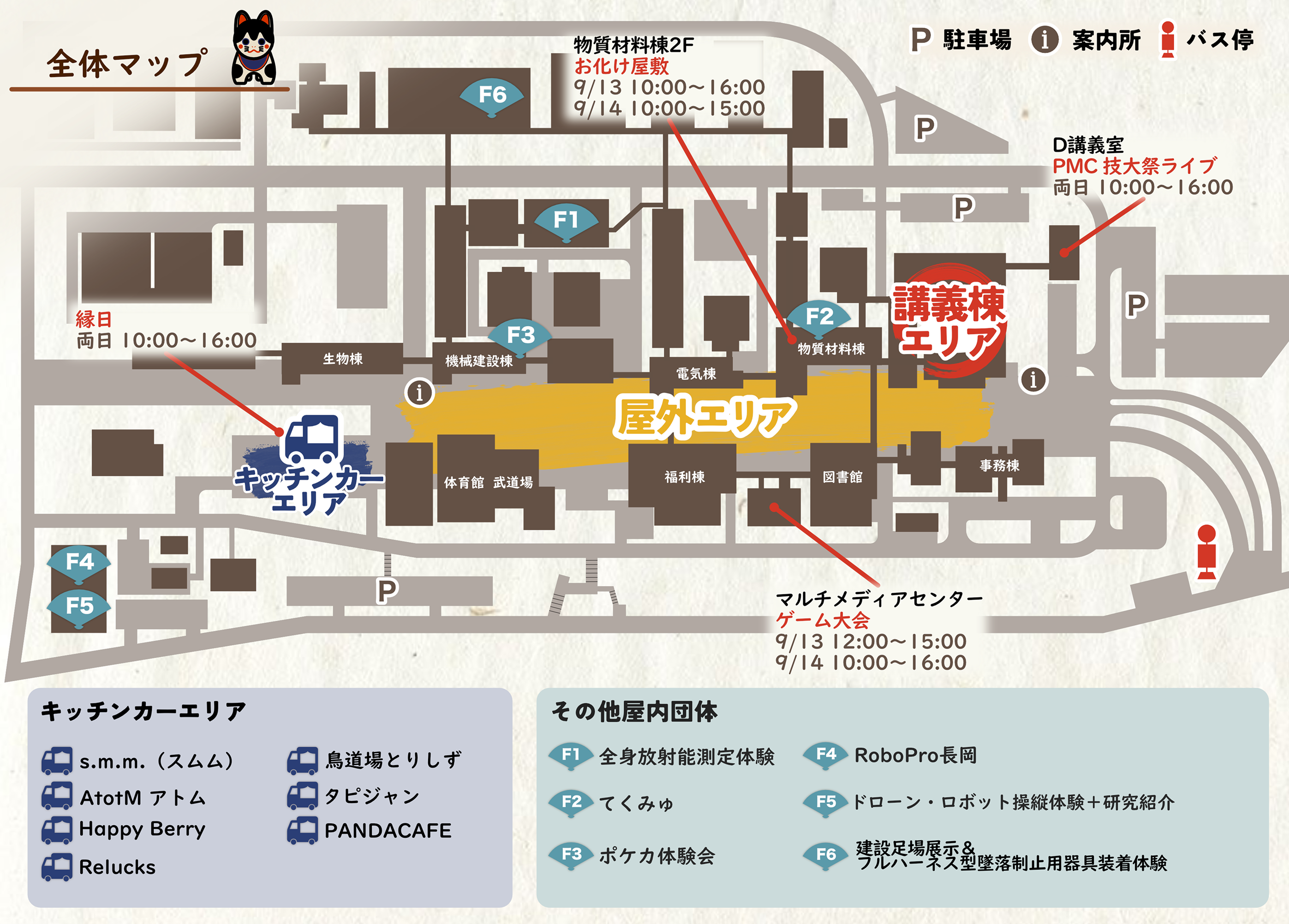 学校全体の地図